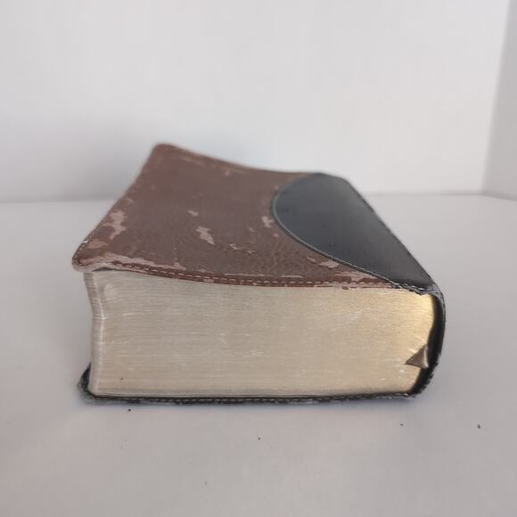 NIV Study Bible Zondervan Italian Duo Tone Black Brown - Picture 9 of 16